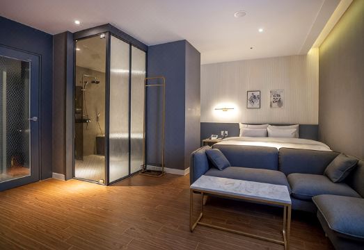 부산 명지 국제신도시 거리 야경