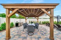 5 min to Stagecoach & Head Trip w/Pool, Spa, Waterfall, Water Slide & Fire Pit - 3 Sao