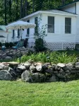 Glamorous cottage-glamping at Sebago Lake