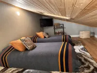 Modern,  but cozy apartment with spectacular views of the Bitterroot mountains