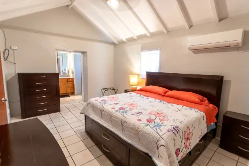 Walk to Cane Bay Beach Cottage - End Unit with Mountain Views - balcony
