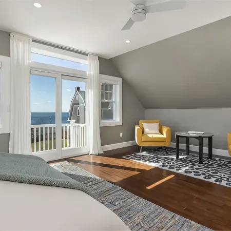 Amazing harbor/ocean views of Pepperrell Cove