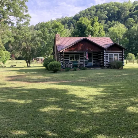Historic Cabin-Close to I-77, Antiques/Wi fi, Great Bath, a Visit 'Back in Time'