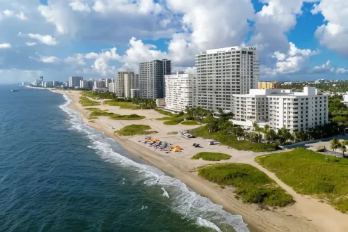 Fort Lauderdale Marriott Pompano Beach Resort & Spa - Pemandangan Pantai