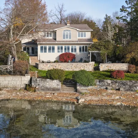 Lakeside — Luxury on Owasco Lake — Level Lake Frontage — Best Location
