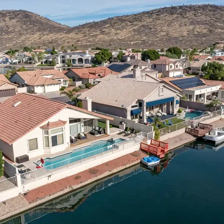 Lakefront Home complete with Mountain Views, Pool, Putting Green & Paddle Boat!
