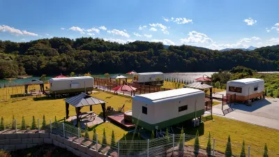 Jecheon Cheongpung Lake Caravan Hotels near Woraksan