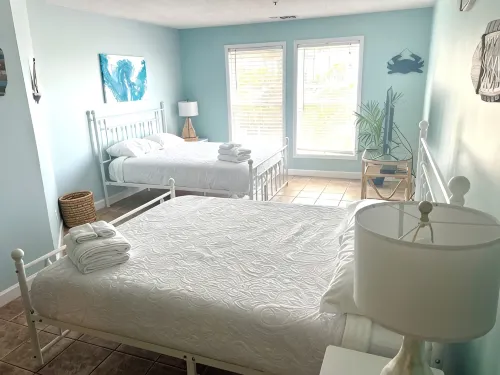 North Topsail Beach Villa Capriani Two Bedroom Oceanview Condo w/ Linens