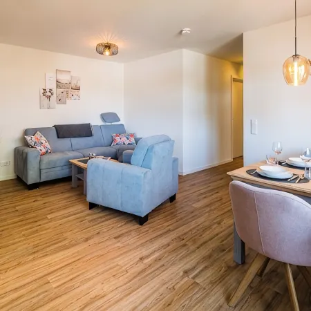 5 minutes from the Wadden Sea, vacation apartment with sauna