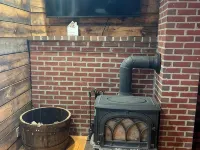 Beautiful Log Cabin on Moose River in Jackman ME Hotels in Джекман
