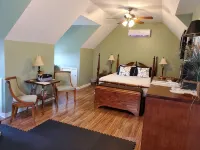 Room on river with sunset views and private beach!