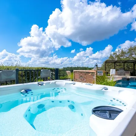 Vista Estate: Hill Country Home with Heatable Pool, Basketball Court & Views