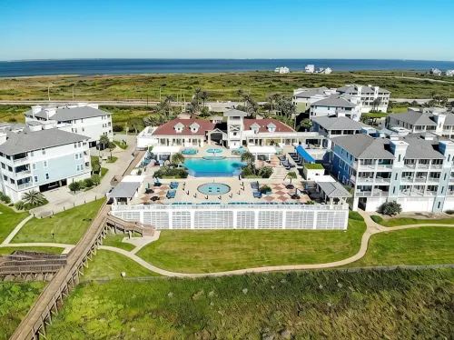 Sunset Retreat is an Amazing Waterfront Condo on Galveston Bay in Pointe West!