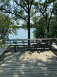 Adorable and bright lake house!  Retro feel all the modern amenities