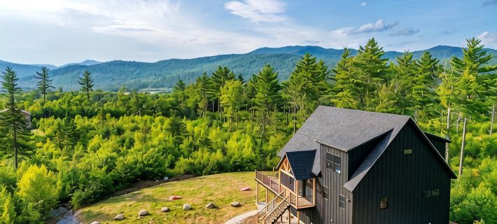Sunday River Mountain View Cabin with Hot Tub Hotels in Bethel