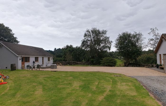 Traditional Irish cottage with views of Slieve Patrick