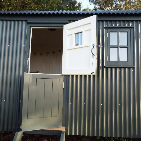 Shepherds Hut with stunning views located on the edge of the peak district