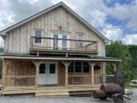 Stay in our cozy Maple Syrup Sugarhouse at Butternut Maple Farm