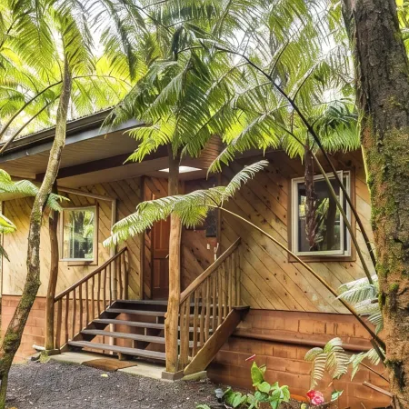 Charming 2-bedroom lodge in beautiful Volcano with Hot Tub