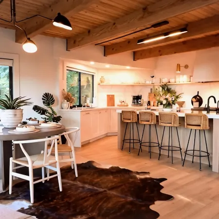 Modern Chalet w/Lakeview + Hot Tub -@TrinityHomeLA 4300+sq ft