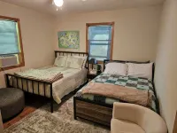 Relax in 3 bed, 2 bath house on quiet 2 acres with private lake.