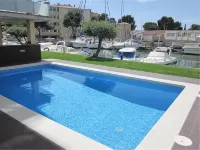 Panoramic 180 ° view on the canals, swimming pool, 6 people Rosas nature reserve - 2星級