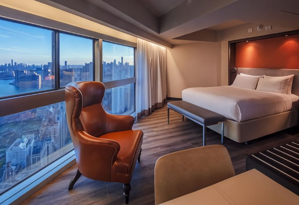 밀레니엄 힐튼의 화려한 시티 뷰