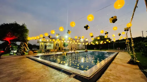 Gurugram Aravali Farmhouse - วิว