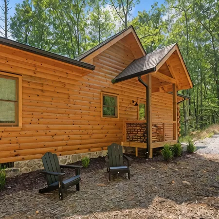 Creek & Cozy-Charming 2BR Creekside Cabin in Ellijay- AC, Fire Pit, Nature