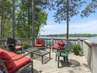 Crosslake House on Whitefish Chain w/3 King Beds, Dock, LilyPad, Sup - 4-stjärniga