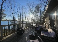 Lakefront Log Cabin Getaway on Sabattus Pond - Dog Friendly! - 3-Star