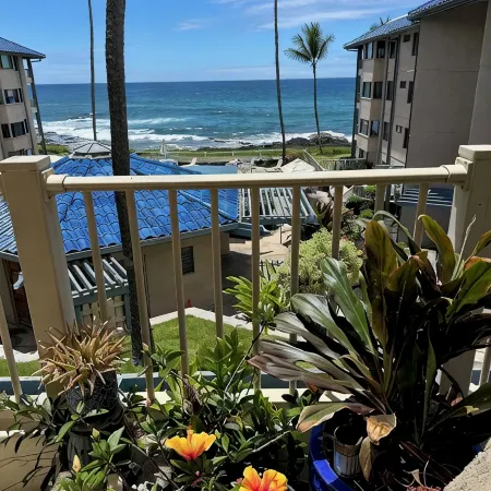 Kona Reef F4 Ocean View Condo Ground Floor No Stairs and 5 min walk to Downtown
