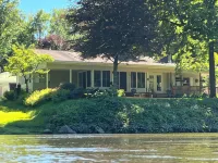 Muskegon River Cottage just steps from the river on a low bank. - 2-Star