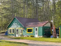 Pet Friendly Cabin at Green Valley Resort on Seventh Crow Wing Lake - シャレー