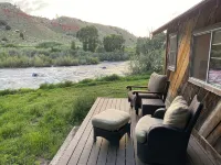 Remodeled Cabin on 40 private acres of Wind River frontage with R/V hookup. - 4-Star