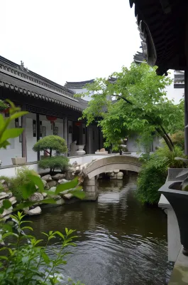 落花老屋・江南水鄉・臨河景觀・中式園林美宿(南潯古鎮景區店) 小蓮莊附近的飯店