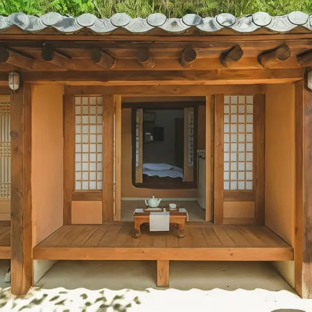 Gyeongju Seokgulam Pension Отели рядом с достопримечательностью «Храм Голгулса»