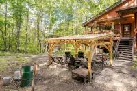 A private lodge where you can enjoy an authentic BBQ surrounded by nature