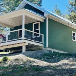 The Swan at Elk Ridge Village cabin 201A with views of Flathead Lake.