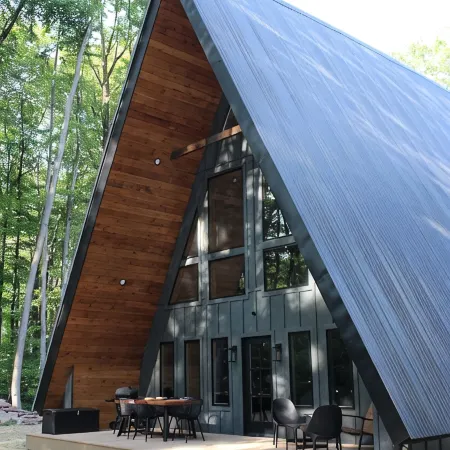 New Custom A-Frame in Swinging Bridge Lake Community