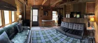 Charming cabin in delightful Duquette with AC near miles of ATV trails.