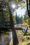 Large Creekside Cabin in the Huron National Forest - outdoor recreation mecca