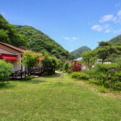 楊平郡聖妮美歐旅館 鄰近仲美山自然休養林的酒店