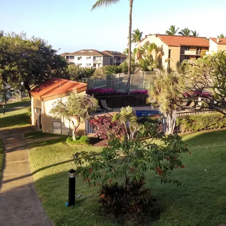 Garden view. Free WiFi & phone (US only) Many extras.  Great Kihei location