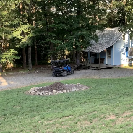 Quaint cabin in the heart of the Ozark Mountains.