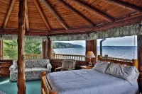 原木城堡-海濱，開闊海灣/山景度假屋 - 山景