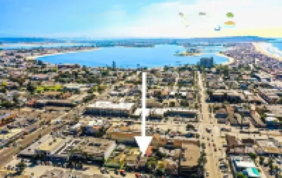 921- Beachside Cottage-Hottest location in San Diego