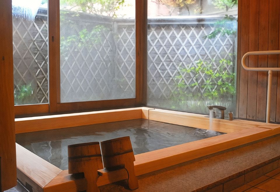 [료칸 아케보노의 전통적인 내부 모습]