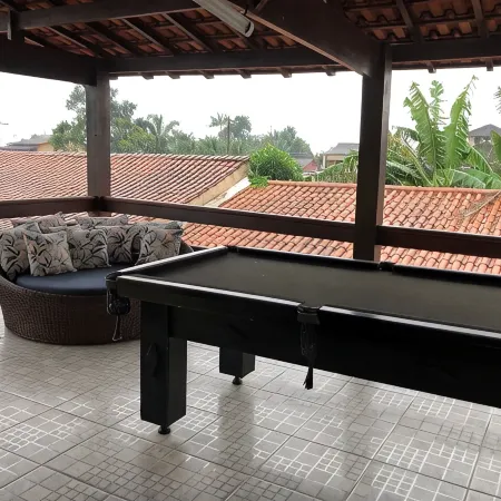 Casa de Praia com Piscina Aquecida, ar Condicionado, Cervejeira e Bilhar!!!