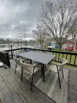This house is located on North Webster Lake and features a hot tub. - Gym